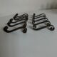 Set of 11 knife holders in beaten iron Provence 1950