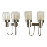A pair of wall lights, Gaetano Missaglia, Italy 1960s.