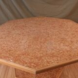 Table de salle a manger en placage de marbre