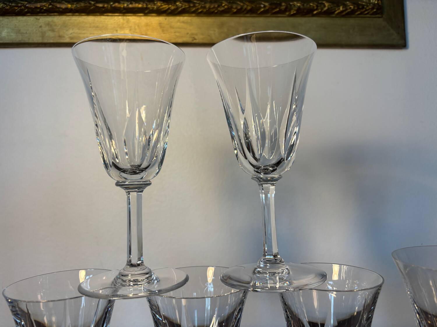 7 wine glasses Cerdagne Saint Louis