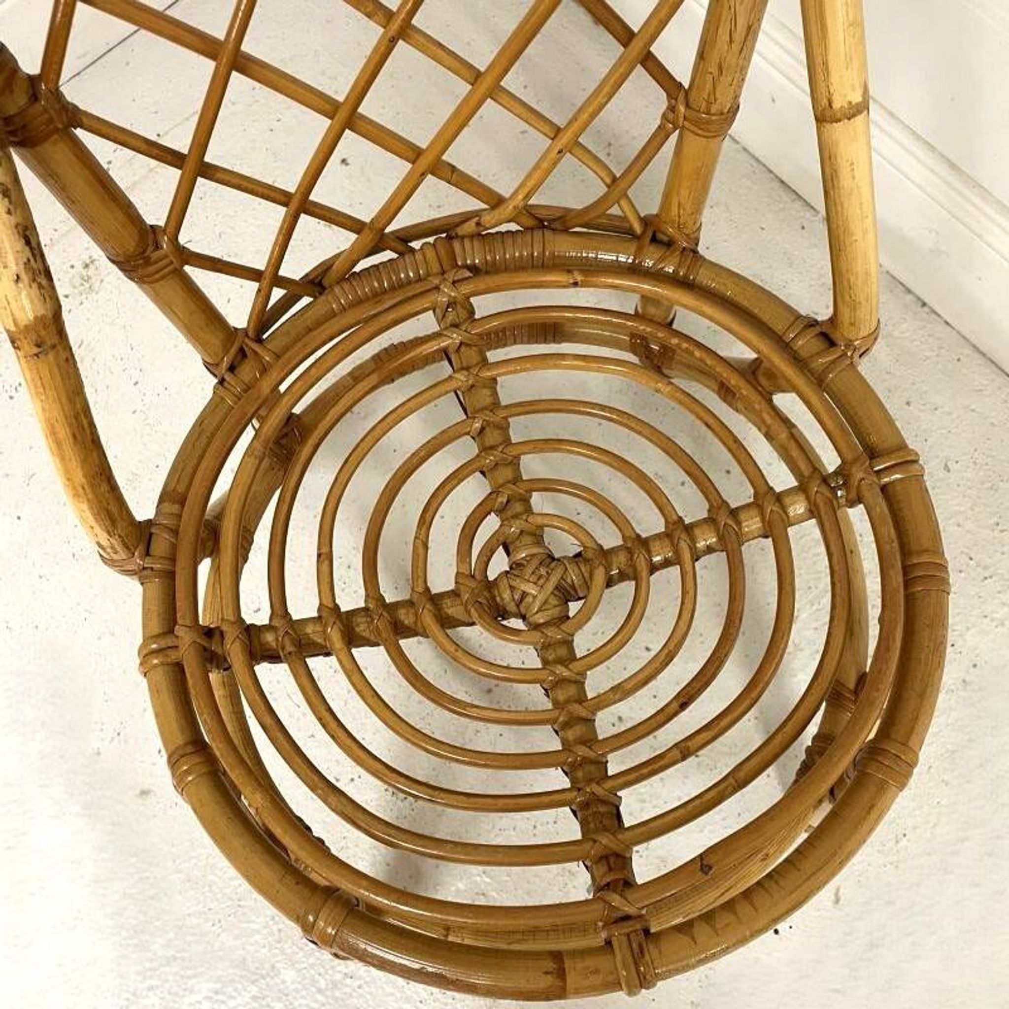 Chaise Bambou et rotin