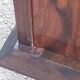 Rosewood chest of drawers with compass feet