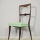 Set of 4 beech wood chairs from the 1950s
