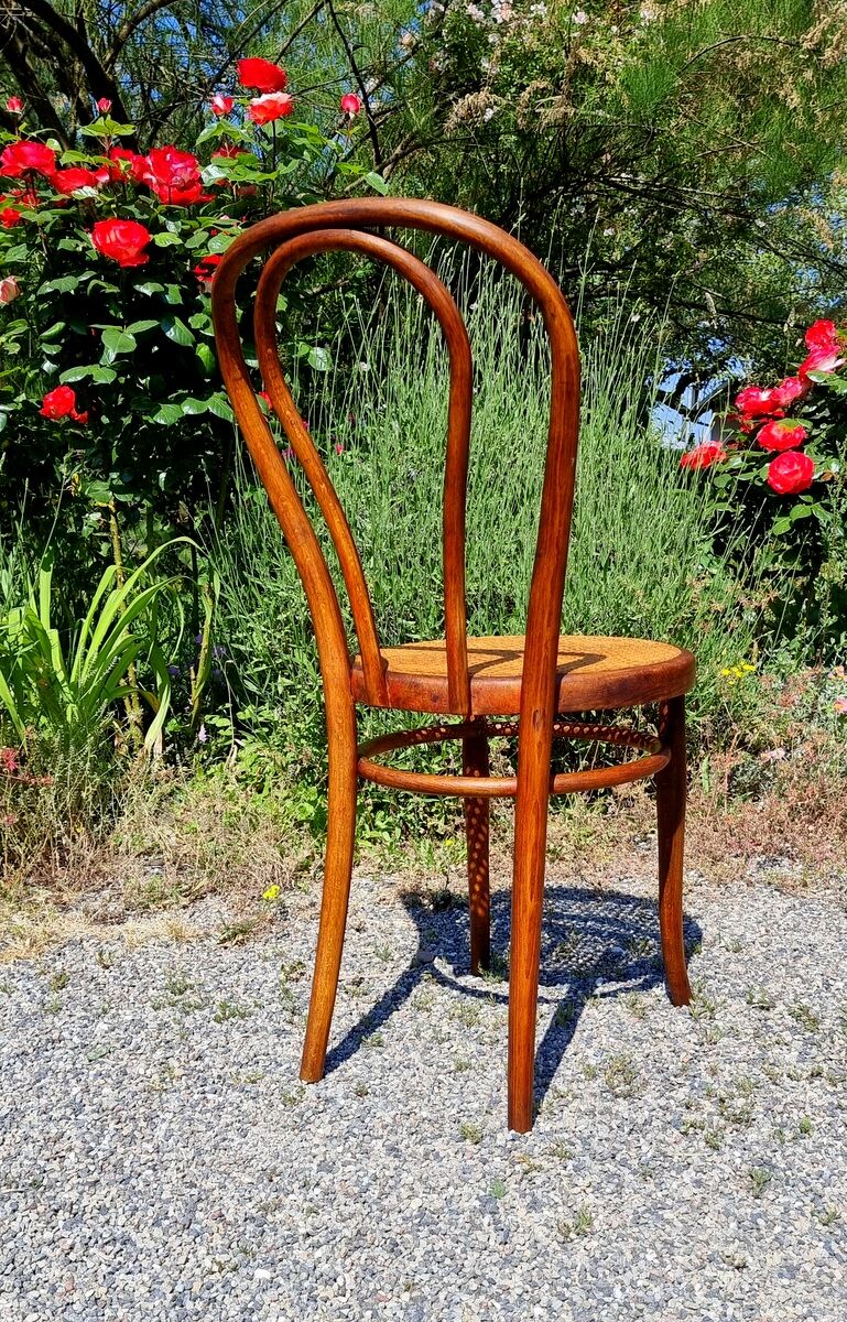 Bistro chair canned early twentieth