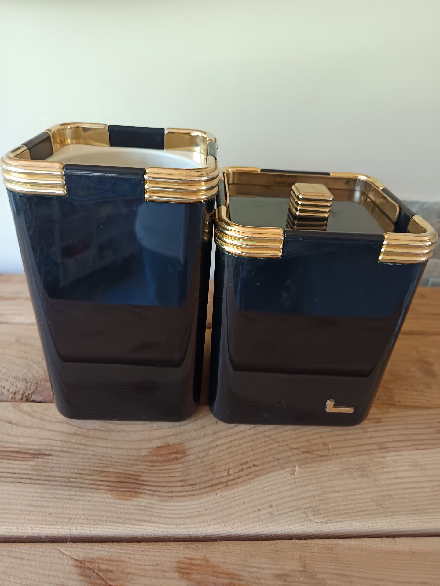 Vintage Bar Set LANCEL Paris – Ice Bucket & Bottle Holder