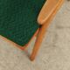 Pair of green-red boomerang armchairs by Antonin Suman for Ton (Thonet) 19
