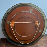Circular mirror, smoked plastic, 1960s/70s.
