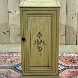 19th century English bedside table in painted fir