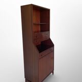 Italian wood and veneered mahogany bookcase, 1960s.