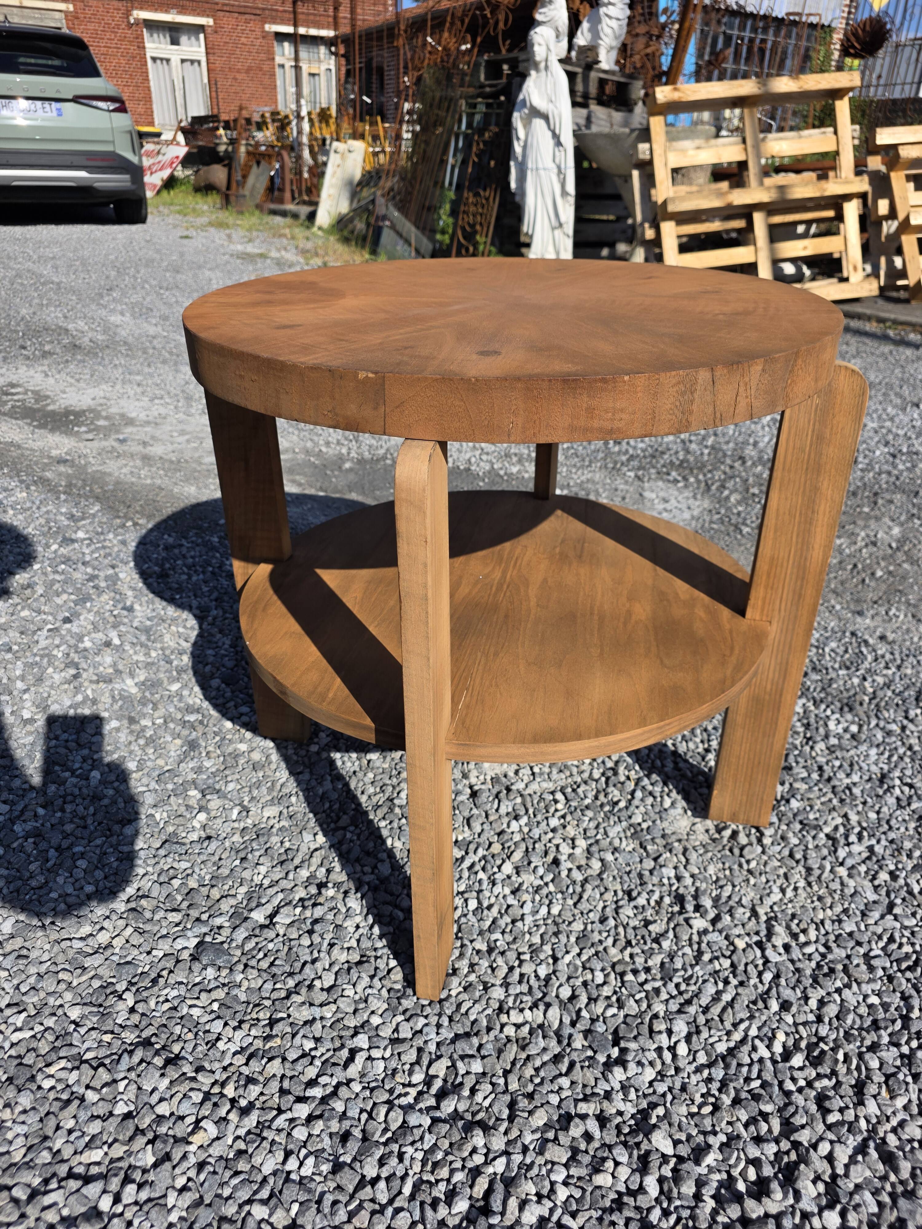 Art Deco coffee table in mahogany, 1930.