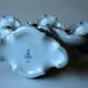 Porcelain candle holder from the 1960s, by AKKaiser, with 3 arms, vintage
