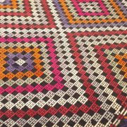 Anatolian handmade kilim rug 193 cm x 145 cm