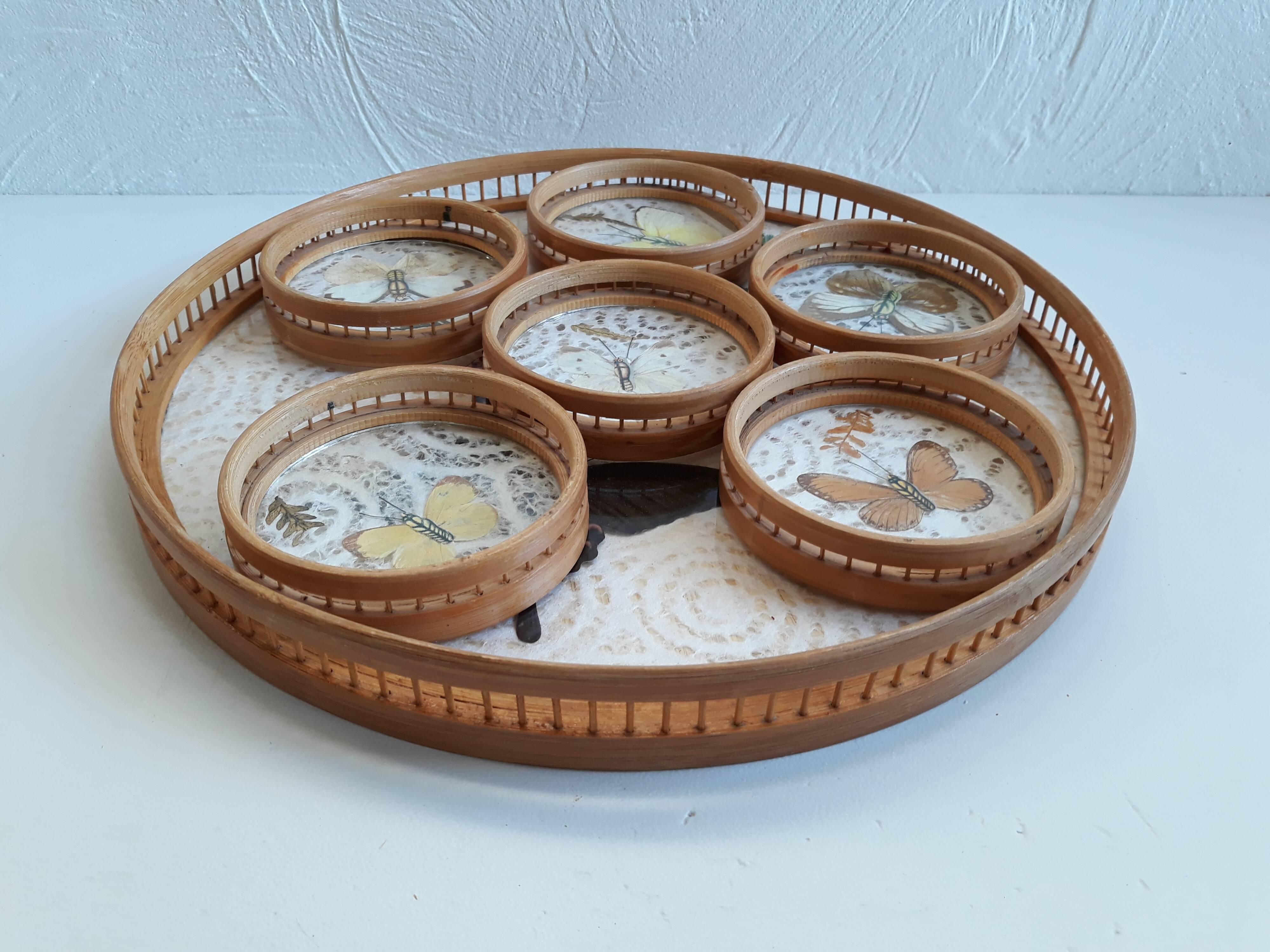 Butterfly serving tray