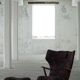 Madsen & Schubell, accent chair and stool in teak, reupholstered, 1950s