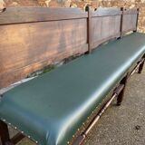 Long brasserie bench