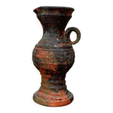 German brutalist carafe vase from the mid-century in the style of Gerhard Liebenthron, 1960s.