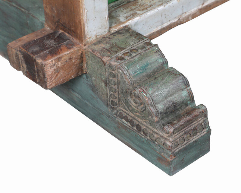 Screen art deco wood and glass colores piece of origin india