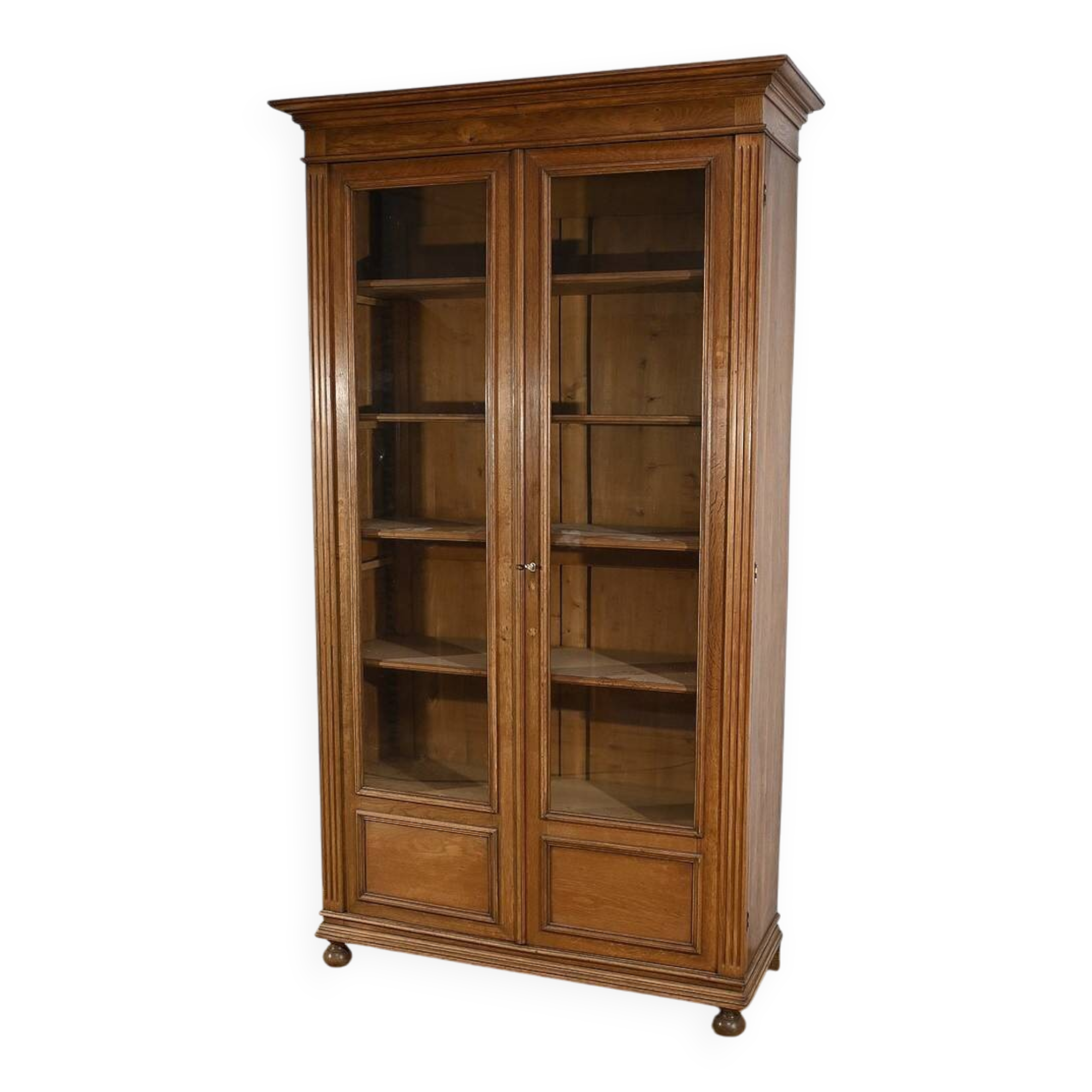 Bibliothèque Vitrine en Chêne, style Louis XVI – 1920