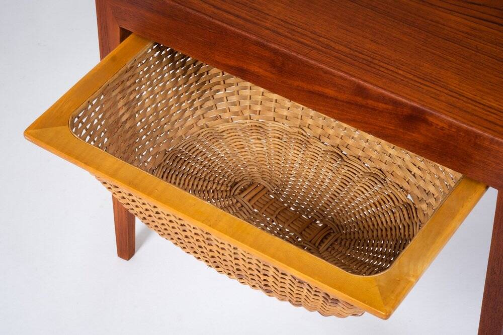 Teak Side Table by Severin Hansen for Haslev, 1950s