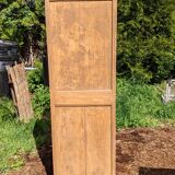 Old workshop cabinet in raw wood