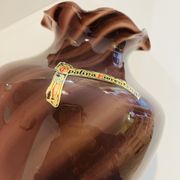Purple opaline vase of the 20th century