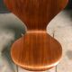 4 x Fritz Hansen Series 7, Arne Jacobsen dated 1955