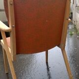 Fauteuil pied compas scandinave