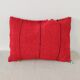 Coussin berbère kilim rouge bohème