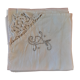 Set of 11 table towels with embroidery and handmade crochet