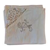 Lot de 11 serviettes de table avec broderie et crochet
