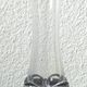 Vintage trumpet vase in crystal signed Daum France 21cm