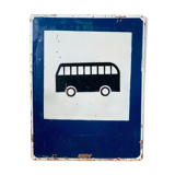 PARTY BUS STOP SIGN Original from 1980's European Sign Bulgaria MAN CAVE PARTY
