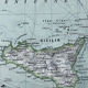 Original map of Italy 1905 - 37.5x48cm