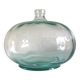 Glass soliflore ball vase / vintage 70s-80s