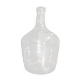 Demijohn in transparent glass
