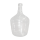 Demijohn in transparent glass