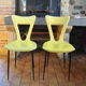 Pair of Gilac vintage 70s design chairs