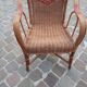 Vintage rattan armchair