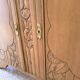 Art Deco Sideboard - Solid Oak - Black Marble