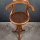 Swivel Chair for Children in Stained Beech, Thonet Style – Early 20th Century