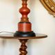 Lampe en bois tourné 1970’s.