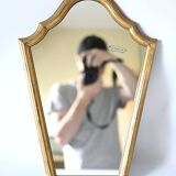 Vintage Deknudt mirror in gilded wood 45cm - labeled