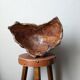 Handcrafted wooden bowl country decoration key tray