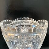 Vintage cut crystal vase