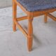 Henning Kjaernulf razor mid-century danish oak dining chairs