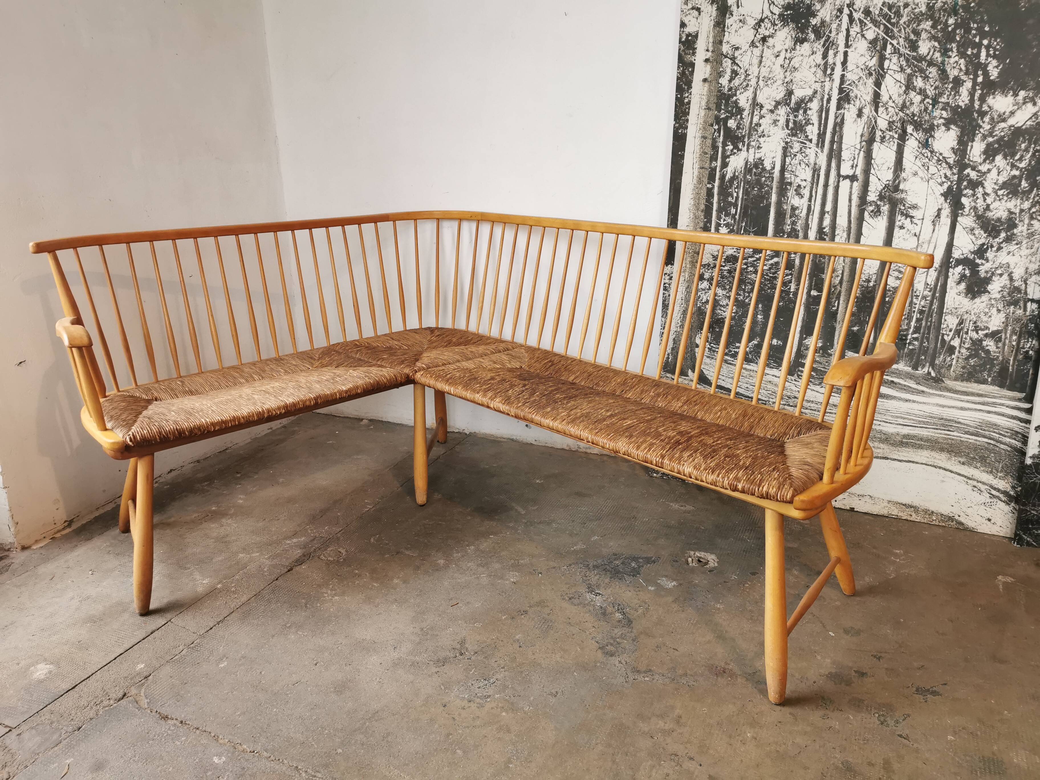 Arno Lambrecht corner bench 1960