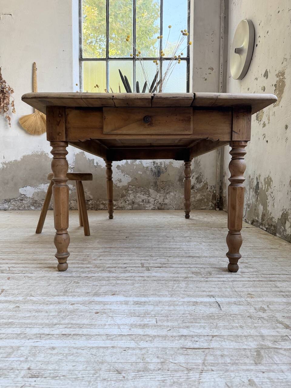 Walnut bistro farmhouse table 180cm