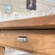 Vintage farmhouse table in solid oak.