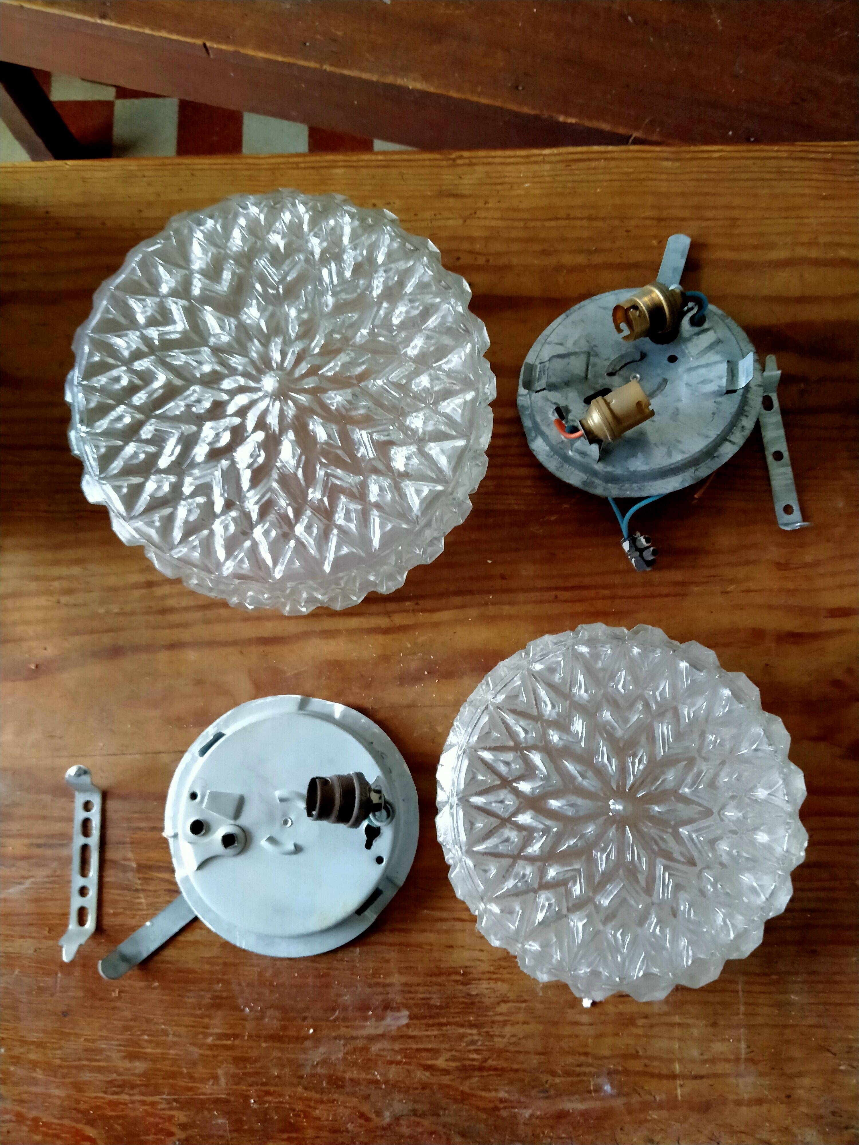 Cast glass wall 1960/70