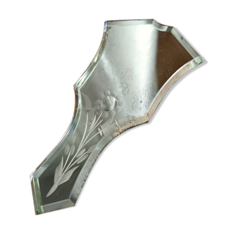 Beveled hand mirror, 1940s